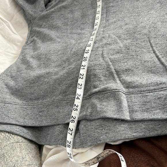Old navy tunic sweatshirt for women, gray, XL. Roll neck with string. - Picture 5 of 7